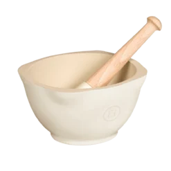 Emile Henry Mortar & Pestle, Argile