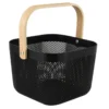 Mesh Storage Basket, Small Black