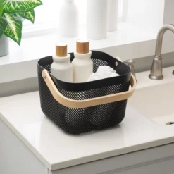 Mesh Storage Basket, Small Black 5 Mesh Storage Basket, Small Black -Kitchen Product Store 0e19f56cfc1628869499743ad9291079bba23927 full