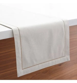 Table Runner, Hemstitch Linen 1 Table Runner, Hemstitch Linen