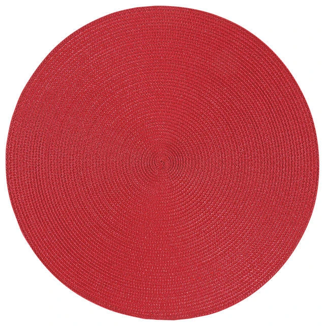 Round Placemat- Red 1 Round Placemat- Red
