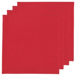 Cloth Napkin Set, Red