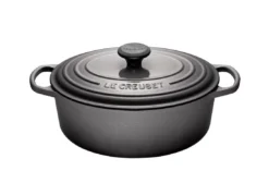 Le Creuset Oval Dutch Ovens, Oyster Enameled Cast Iron