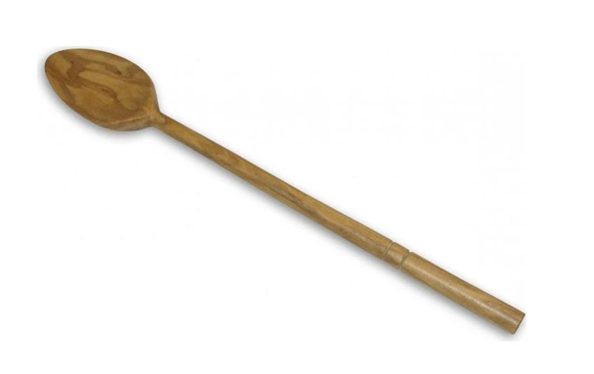 Long Cook's Spoon, Olive Wood 1 Long Cook's Spoon, Olive Wood