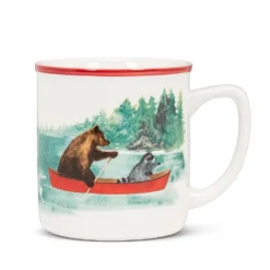 Abbott Coffee Mug 16oz, Animals In Canoe