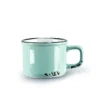 Abbott Espresso Cup, Mint Green Enamel Look
