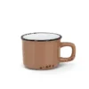 Abbott Espresso Cup, Enamel Look Taupe