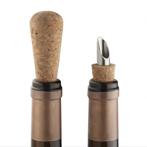 Wine Cork Pourer & Cap 2 Wine Cork Pourer & Cap - Image 2