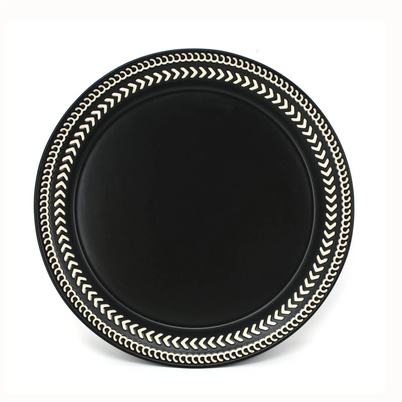 Dinner Plate, Batik Black 1 Dinner Plate, Batik Black