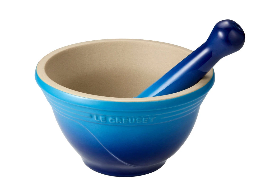 Le Creuset Mortar & Pestle, Blueberry 1 Le Creuset Mortar & Pestle, Blueberry