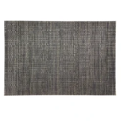 Placemat, Basketweave Black