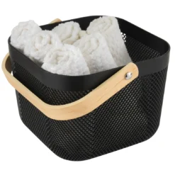 Mesh Storage Basket, Small Black 4 Mesh Storage Basket, Small Black -Kitchen Product Store 5db0d7c30d5a63e0d35d46cae5fe51d41485f1ba full