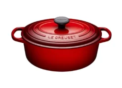 Le Creuset Oval Dutch Ovens, Cerise Enameled Cast Iron