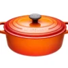 Le Creuset Oval Dutch Ovens, Flame Enameled Cast Iron