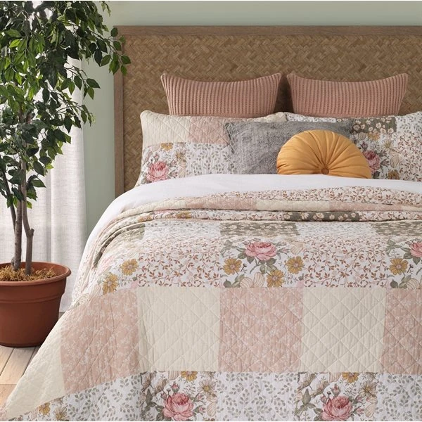 Quilt And Shams Set - Agatha 1 Quilt And Shams Set - Agatha