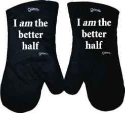 Oven Mitt, Set, I Am The Better Half