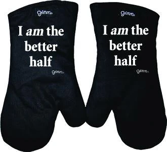 Oven Mitt, Set, I Am The Better Half 1 Oven Mitt, Set, I Am The Better Half