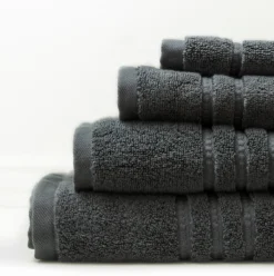 Bath Towels - Charcoal