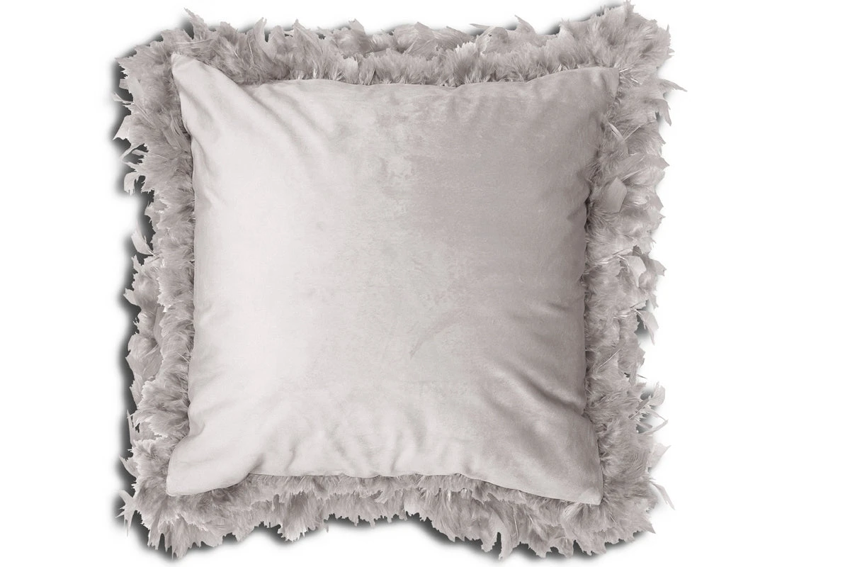Cushion - Lucia Feathered Grey 1 Cushion - Lucia Feathered Grey