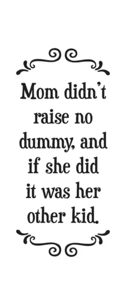 Tea Towel, Raise No Dummy