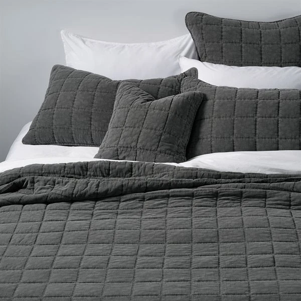 Quilt & Shams Set - Sweet Charcoal 1 Quilt & Shams Set - Sweet Charcoal