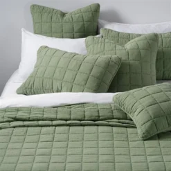 Quilt & Shams Set - Sweet Green