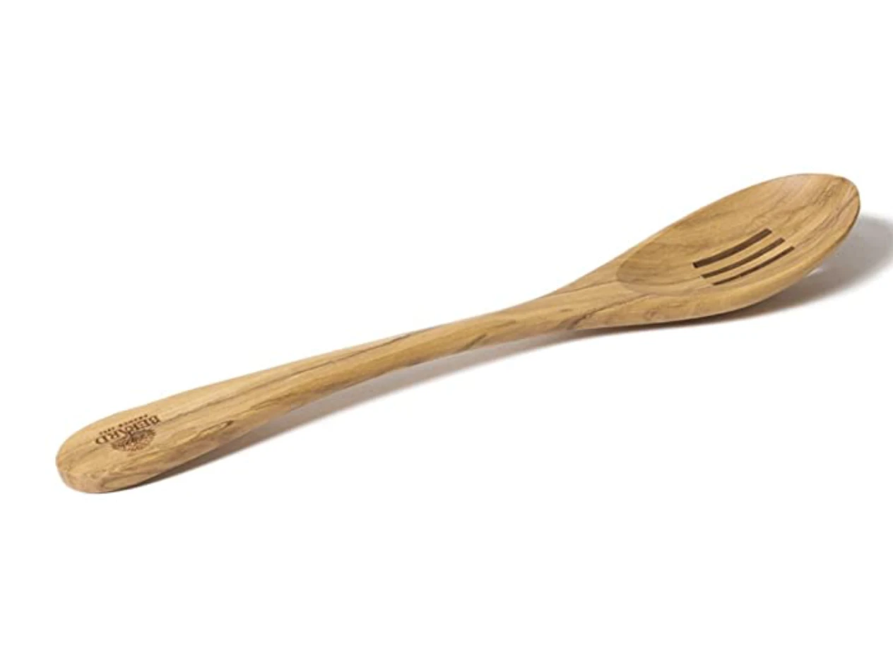 Slotted Spoon, Olive Wood 1 Slotted Spoon, Olive Wood