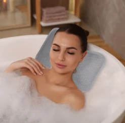 Bath Pillow, Mesh Grey -Kitchen Product Store ff169ac03631152368ff3315c4714b089a9cf98c full