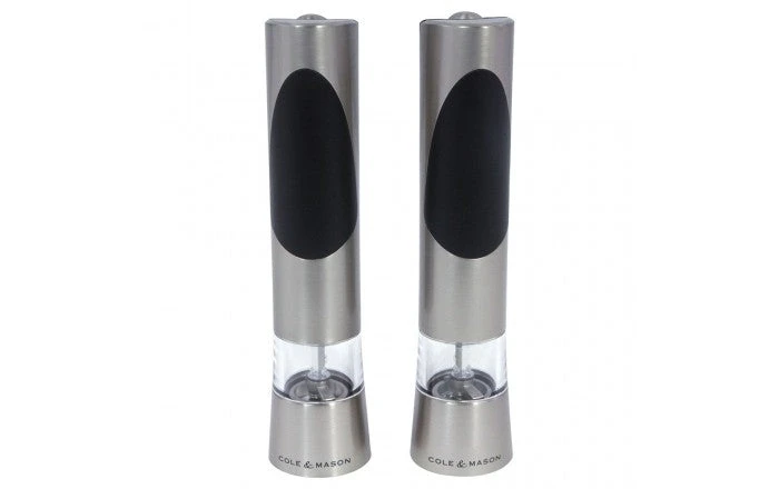 Cole & Mason Electric Pepper And Salt Mill Set 1 Cole & Mason Electric Pepper And Salt Mill Set