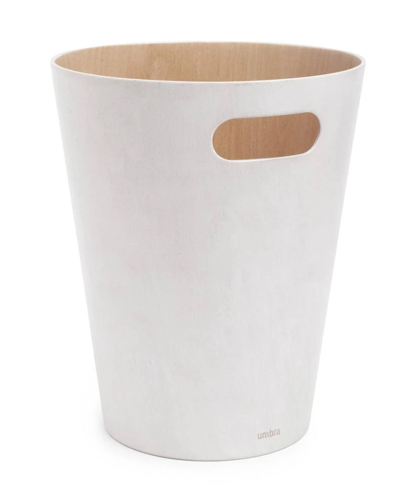 Umbra Waste Basket, White 1 Umbra Waste Basket, White