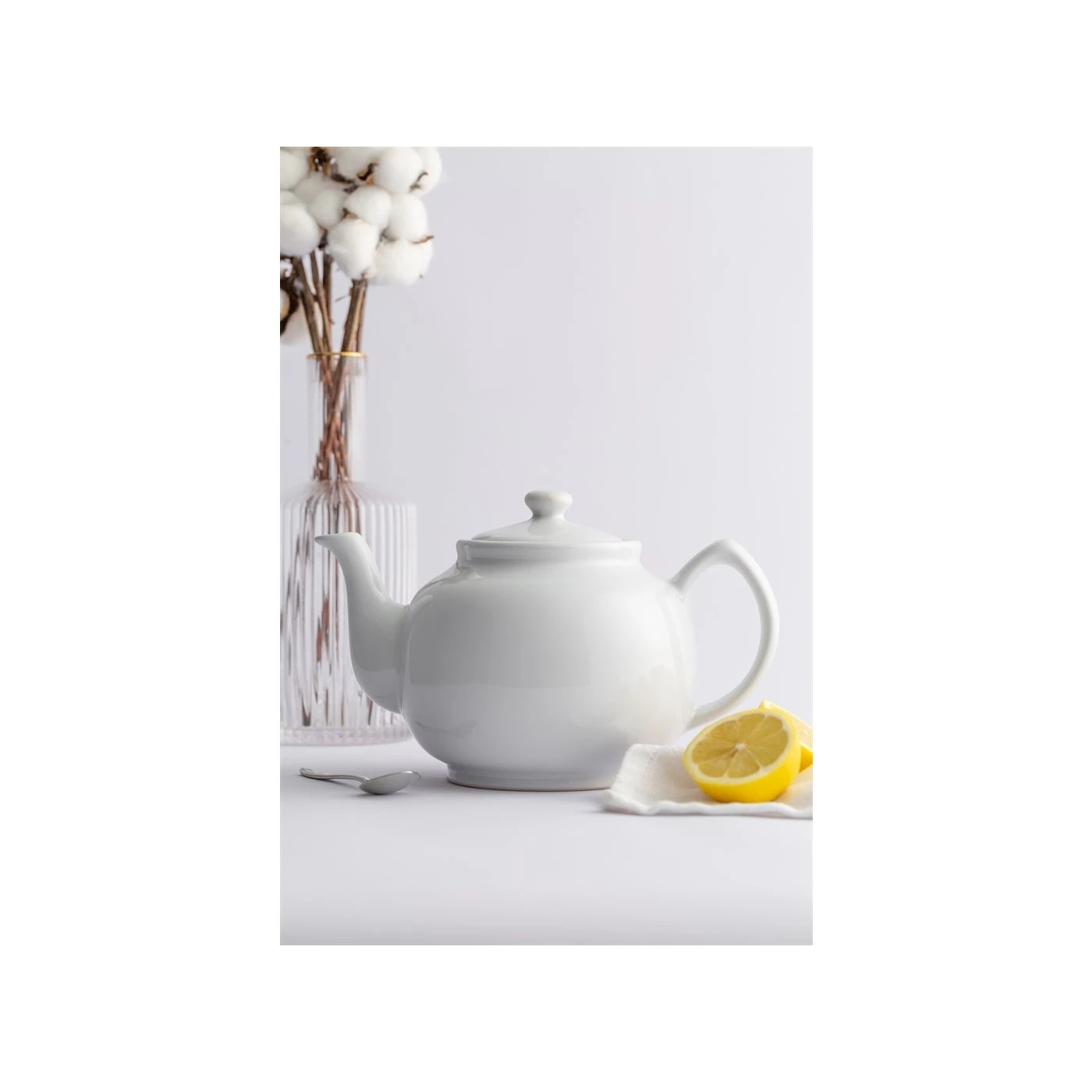 Teapot 10 Cup, White 1 Teapot 10 Cup, White