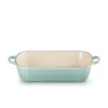 Le Creuset Roaster, Sage Enameled Cast Iron