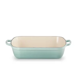 Le Creuset Roaster, Sage Enameled Cast Iron