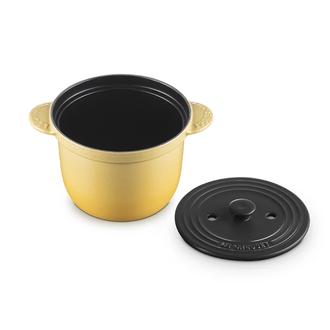 Le Creuset Rice Pot, Camomille Enameled Cast Iron 2 Le Creuset Rice Pot, Camomille Enameled Cast Iron - Image 2