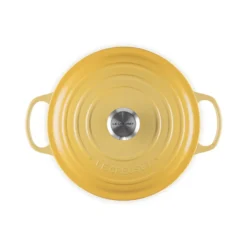 Le Creuset Round Dutch Ovens, Camomille Enameled Cast Iron -Kitchen Product Store round dutch oven 5 3 l camomille 04
