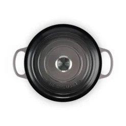 Le Creuset Round Dutch Ovens, Oyster Enameled Cast Iron -Kitchen Product Store round dutch oven 5 3 l oyster 04
