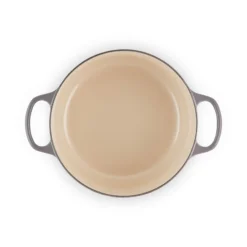 Le Creuset Round Dutch Ovens, Oyster Enameled Cast Iron -Kitchen Product Store round dutch oven 5 3 l oyster 05