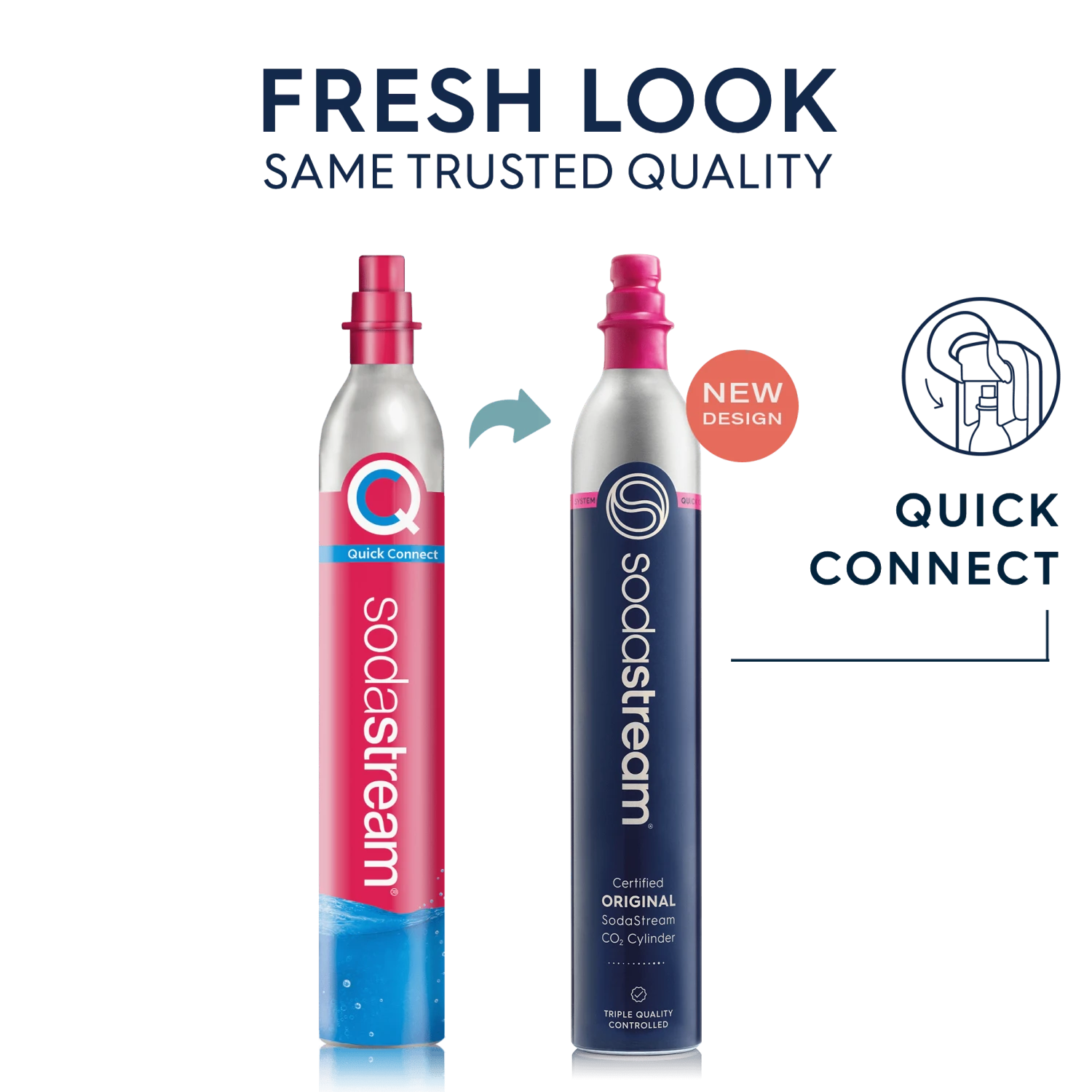 Exchange Cylinder, Quick Connect 1 Exchange Cylinder, Quick Connect