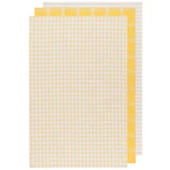 Tea Towel Set Tic-Tac-Toe Lemon