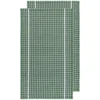 Terry Tea Towel Set - Elm Green