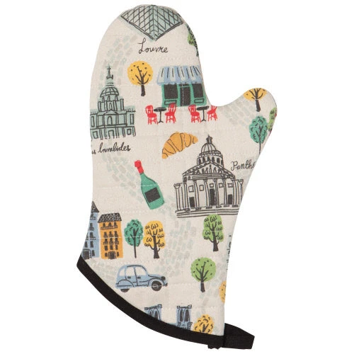 Oven Mitt Set - Meet Me In Paris 1 Oven Mitt Set - Meet Me In Paris