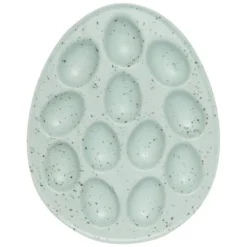 Deviled Egg Dish - Robin Blue