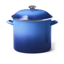 Le Creuset Stock Pot, Enameled Steel Blueberry