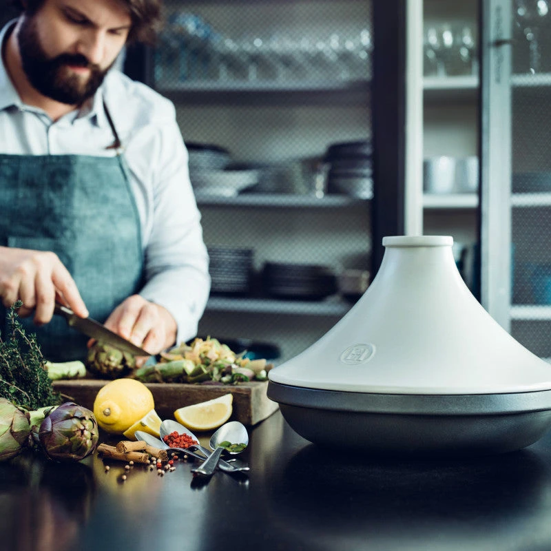 Emile Henry Tagine, Delight White 4 Emile Henry Tagine, Delight White - Image 4